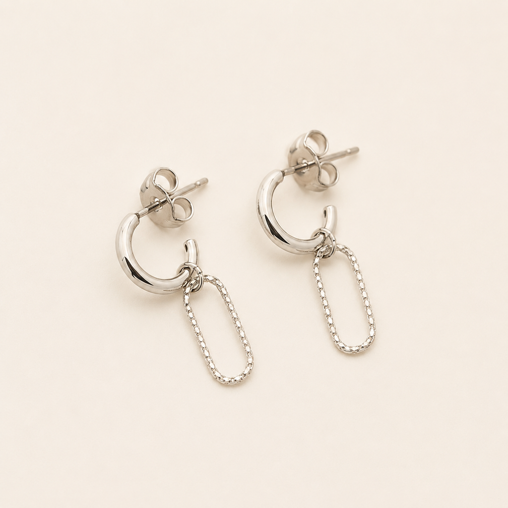 Luna Arc Drop Earring
