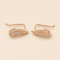 mahArha Rosé Feather Spark Earring
