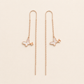 mahArha Rosé Flutter Threader Earring