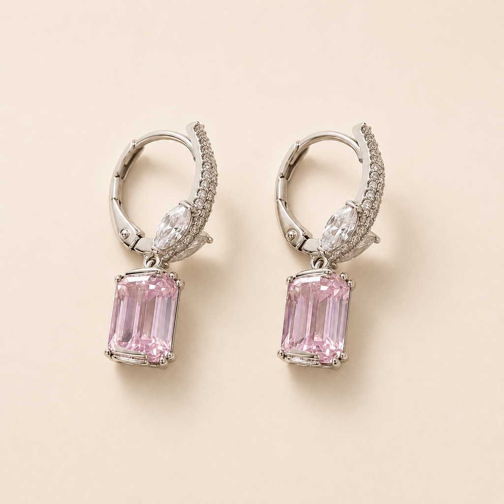 Blush Radiance Drop Earring