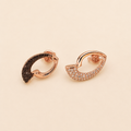 mahArha Rosé Leaf Gleam Earring