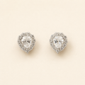 mahArha Dewdrop Halo Spark Stud Earring