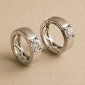 mahArha Facet Glow Hoop Earring