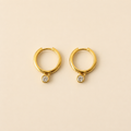 mahArha Luna Drop Glow Hoop Earring