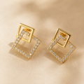 mahArha Square Glow Drop Earring