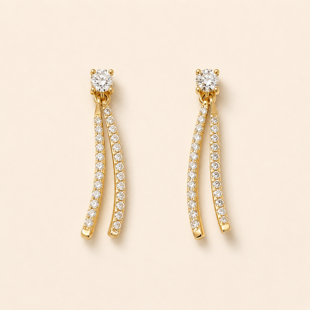 mahArha Arc Shine Drop Earring