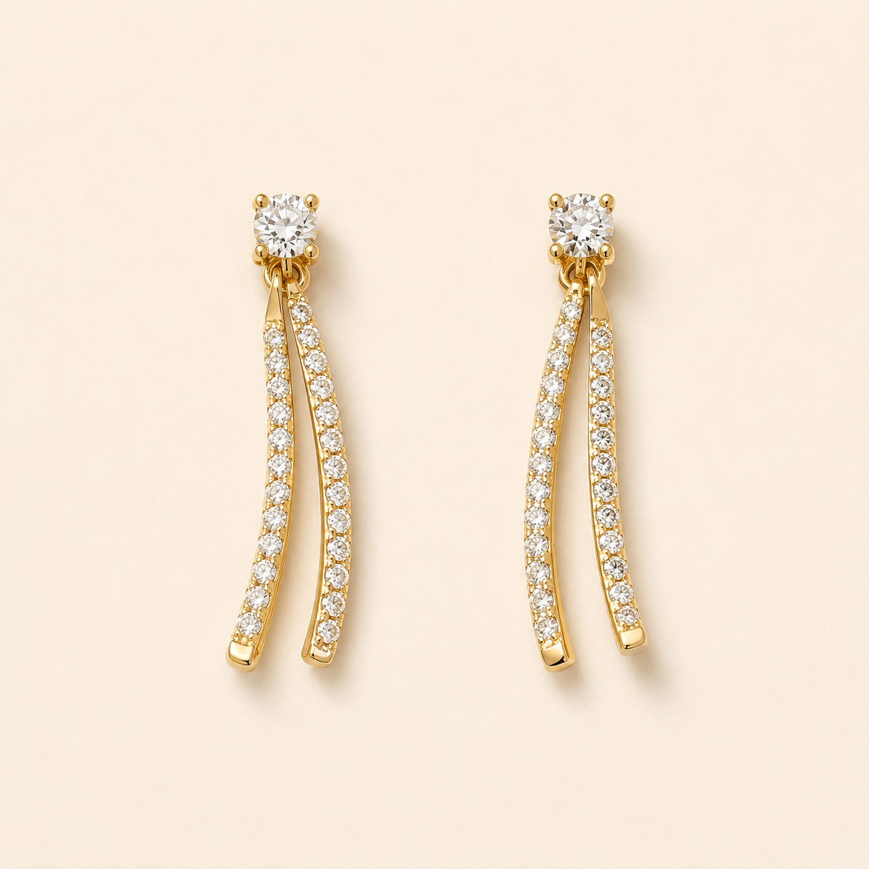 mahArha Arc Shine Drop Earring