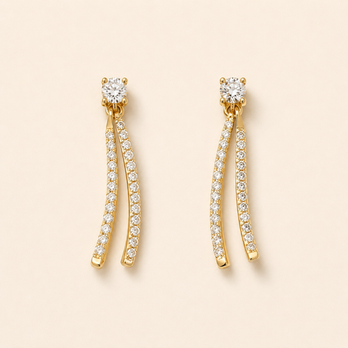 mahArha Arc Shine Drop Earring