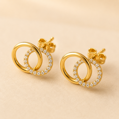 Dual Glow Stud Earring