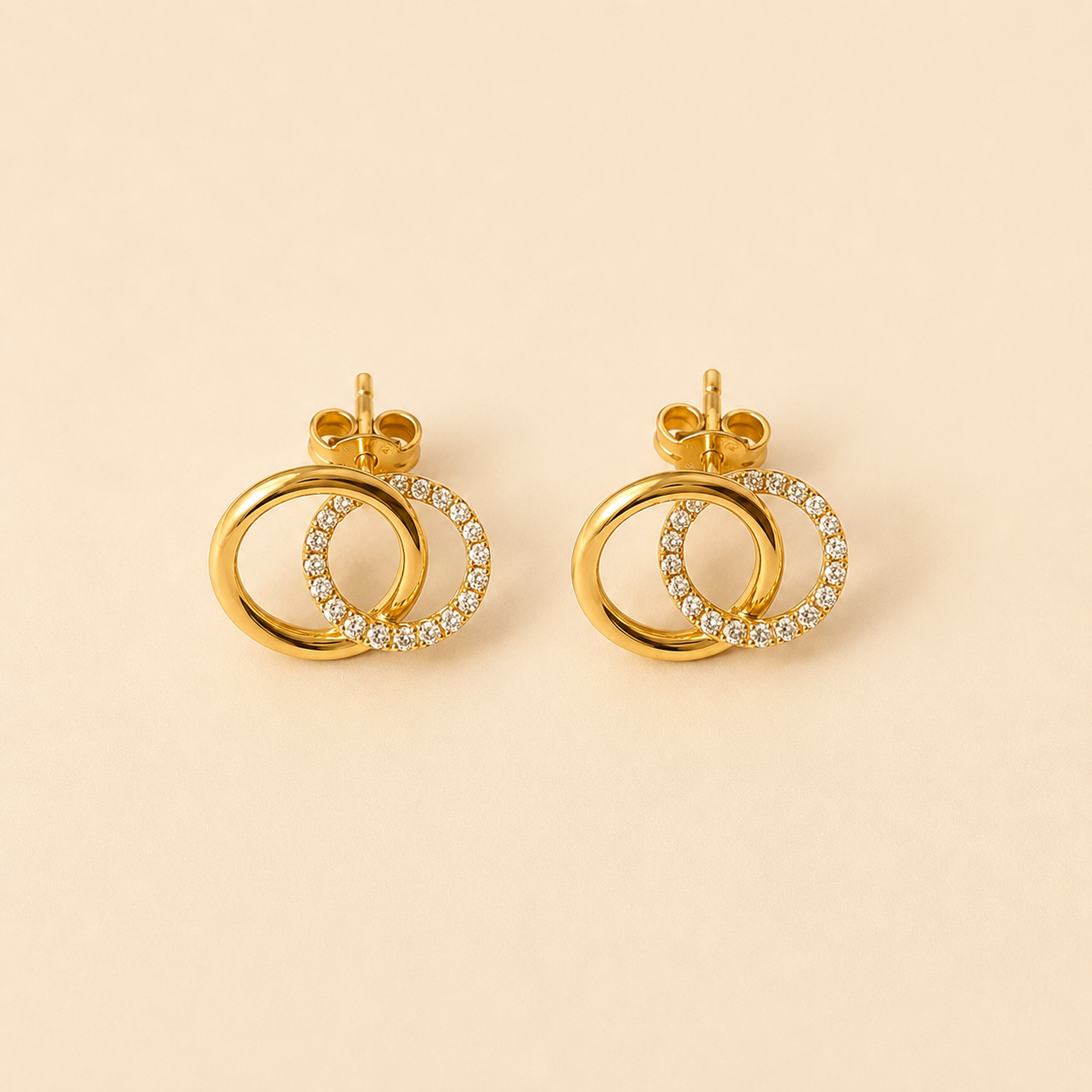 Dual Glow Stud Earring