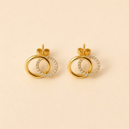 Dual Glow Stud Earring