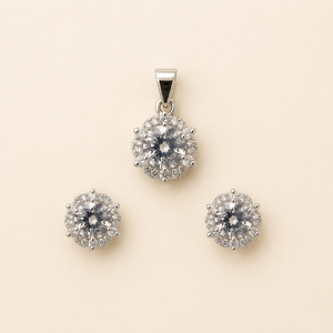 Luna Grace Pendant & Earring Set