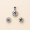 mahArha Luna Grace Pendant & Earring Set