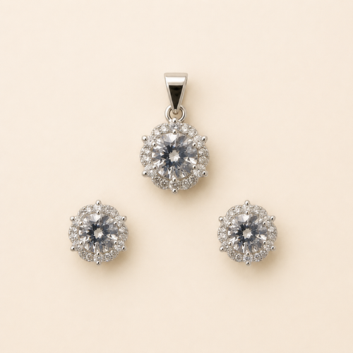 Luna Grace Pendant & Earring Set