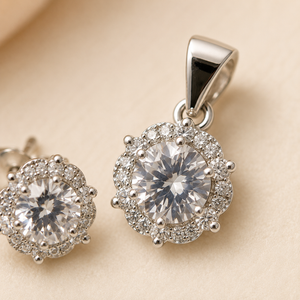 Luna Grace Pendant & Earring Set