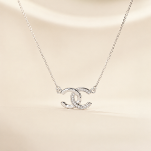 Silver Eternal Interlock Necklace