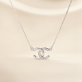 mahArha Silver Eternal Interlock Necklace